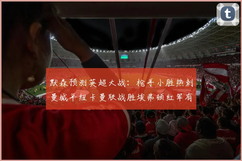 默森预测英超大战：枪手小胜热刺曼城平纽卡曼联战胜埃弗顿红军有望取胜