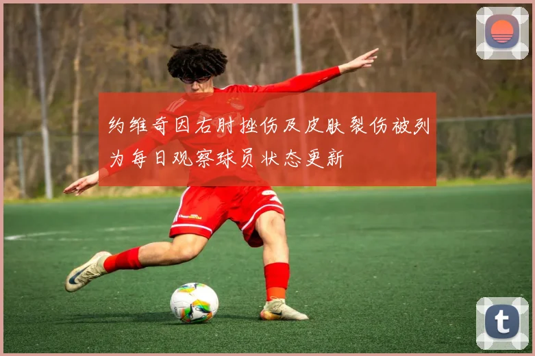 约维奇因右肘挫伤及皮肤裂伤被列为每日观察球员状态更新